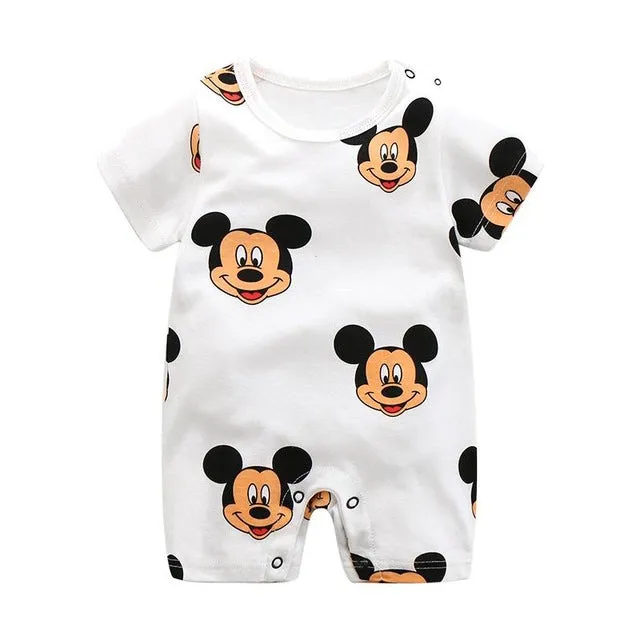 2020 cartoon anime short Newborn Baby Clothes pure cotton Summer Rompers Kids Baby Girl Jumpsuit Toddler Costume for boys romper