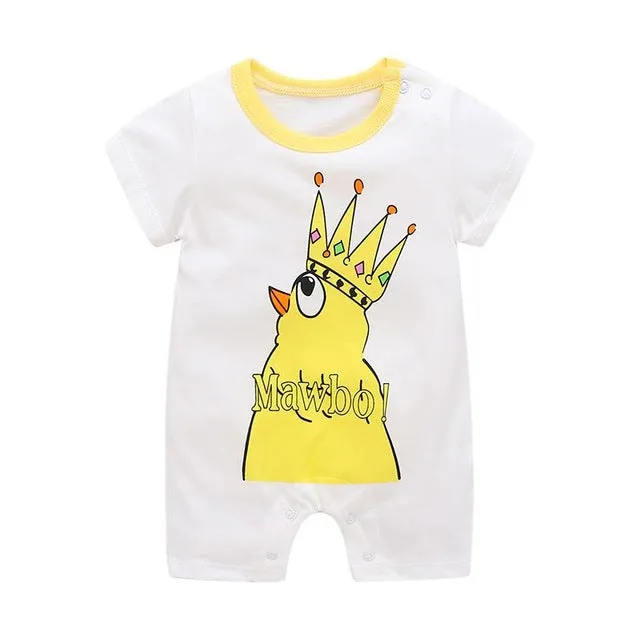 2020 cartoon anime short Newborn Baby Clothes pure cotton Summer Rompers Kids Baby Girl Jumpsuit Toddler Costume for boys romper
