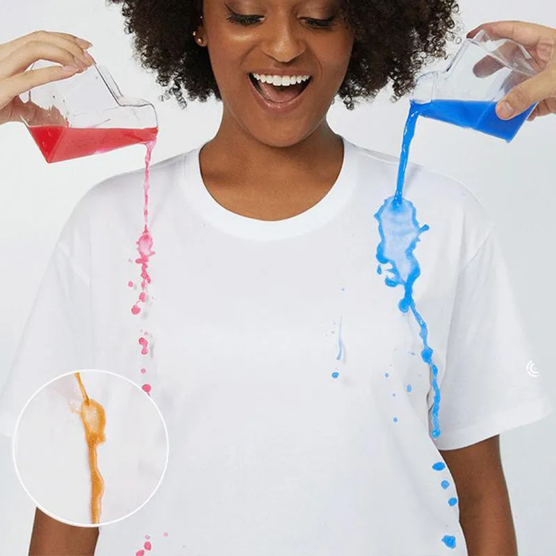 ⏳2025 New-Save 60%👚Stretchy Stain Resistant Pure White T-Shirt👚Soft and breathable fabric💪