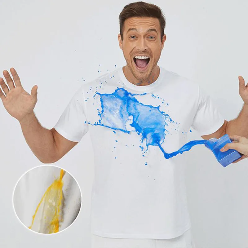 ⏳2025 New-Save 60%👚Stretchy Stain Resistant Pure White T-Shirt👚Soft and breathable fabric💪