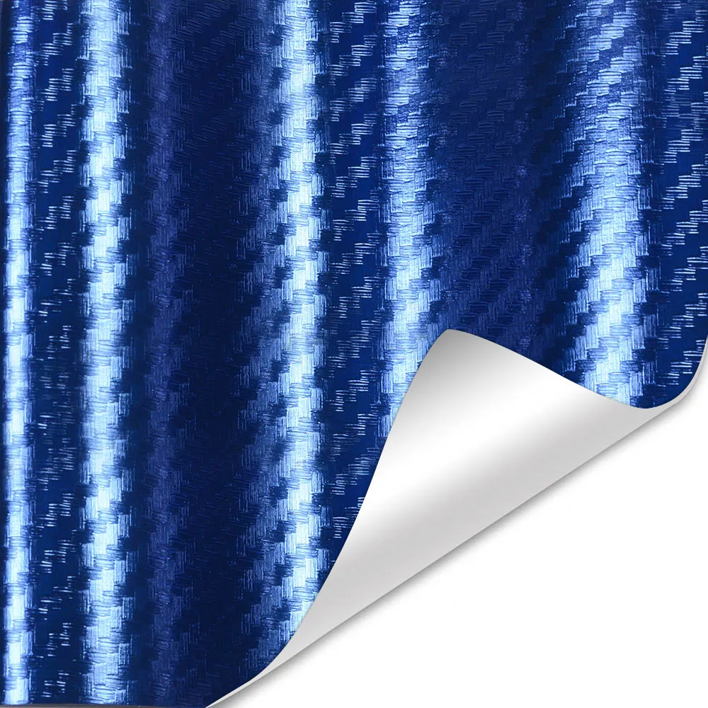 3D Carbon Fiber Chrome Wrap Vinyl