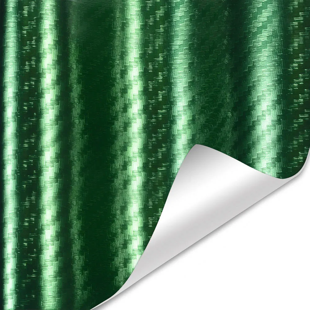 3D Carbon Fiber Chrome Wrap Vinyl