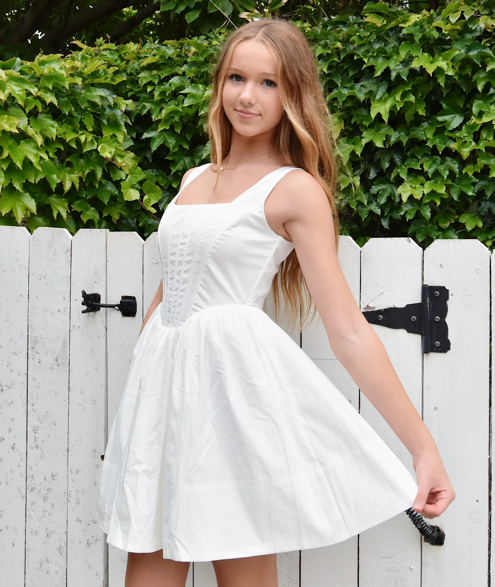 8apart Women Scout Square Neck Corset Dress