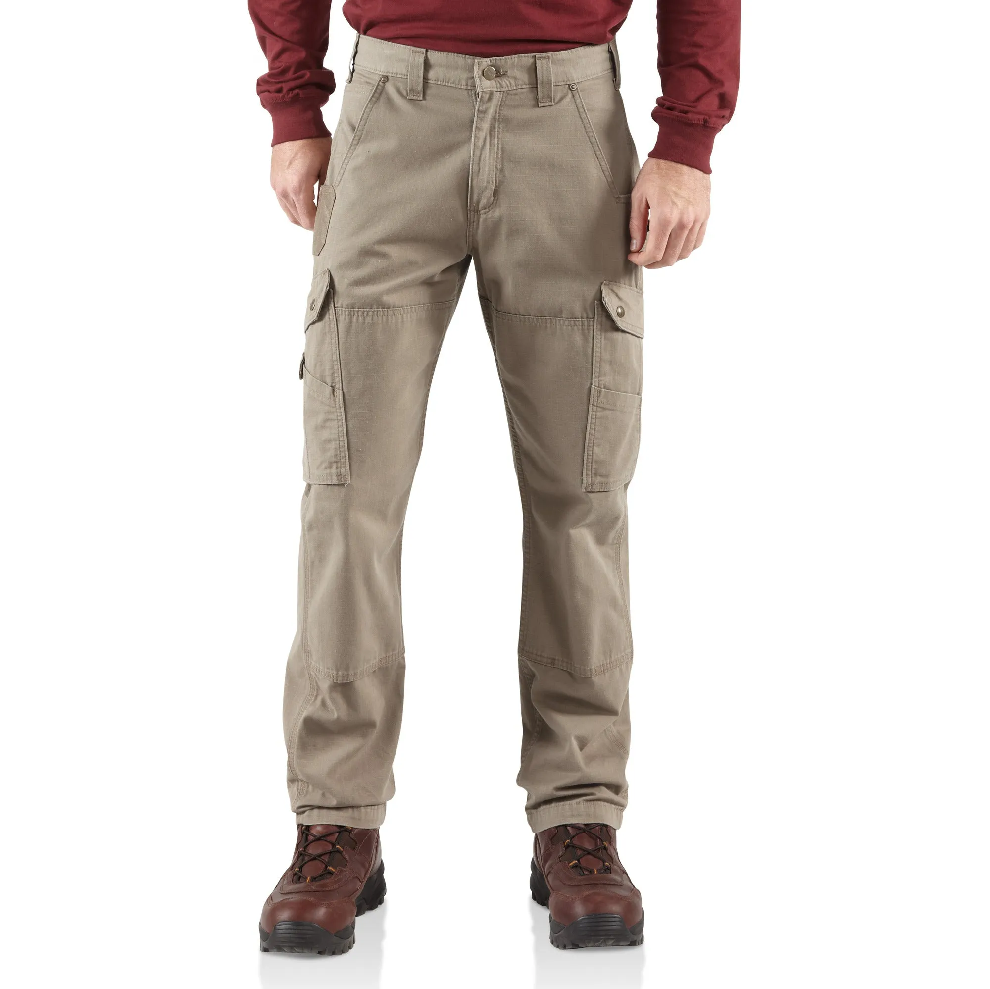 Abrasion-Resistant Relaxed Fit Work Pants For Men