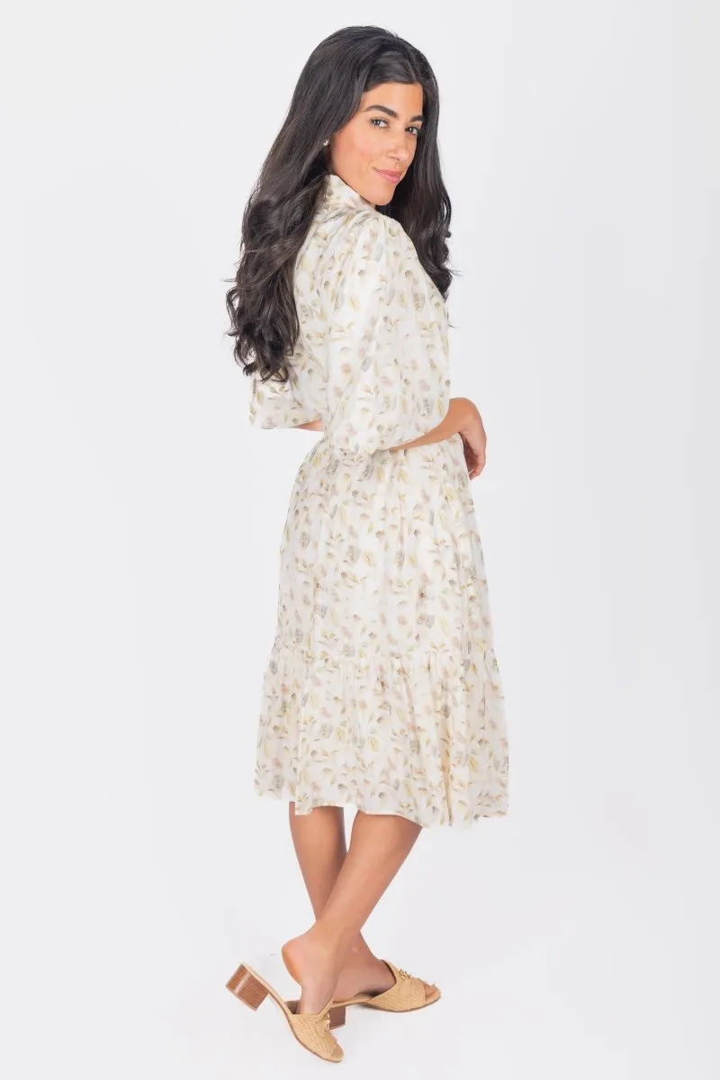 ALLIE DRESS SHORT SLEEVE 41" (SAGE)