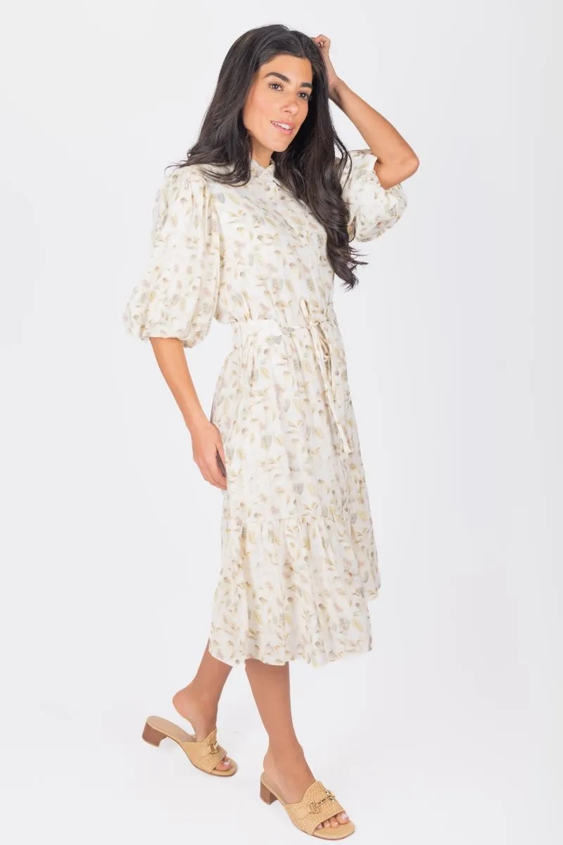 ALLIE DRESS SHORT SLEEVE 41" (SAGE)