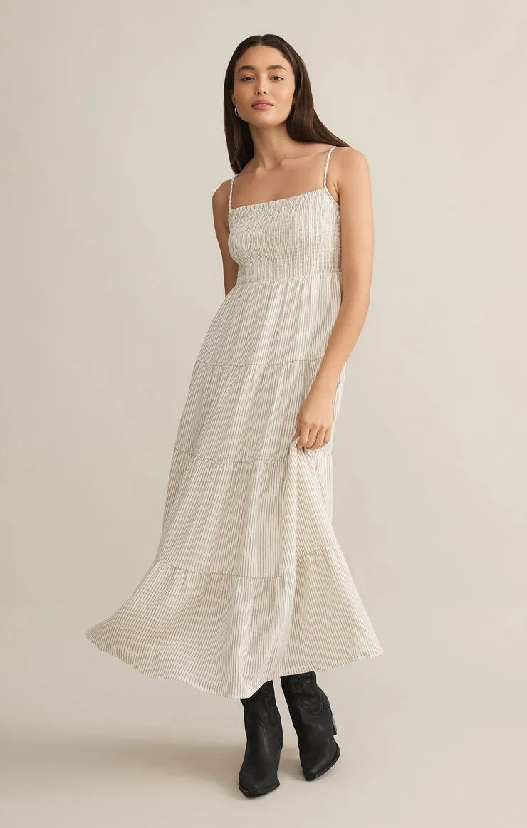 Balos Striped Sleeveless Lightweight Maxi Dress