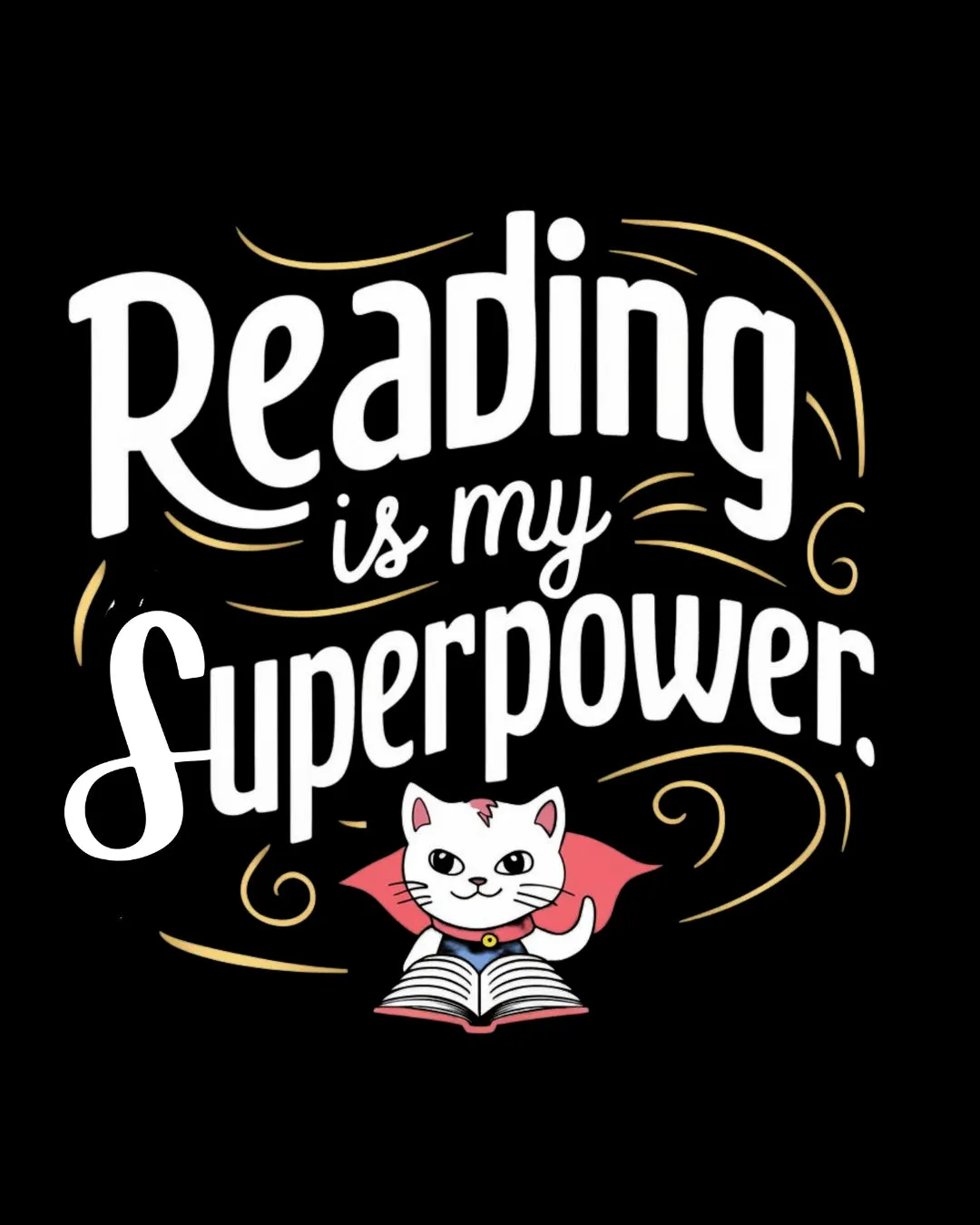 Books Lovers T-Shirt Reading Is My Superpower Tees