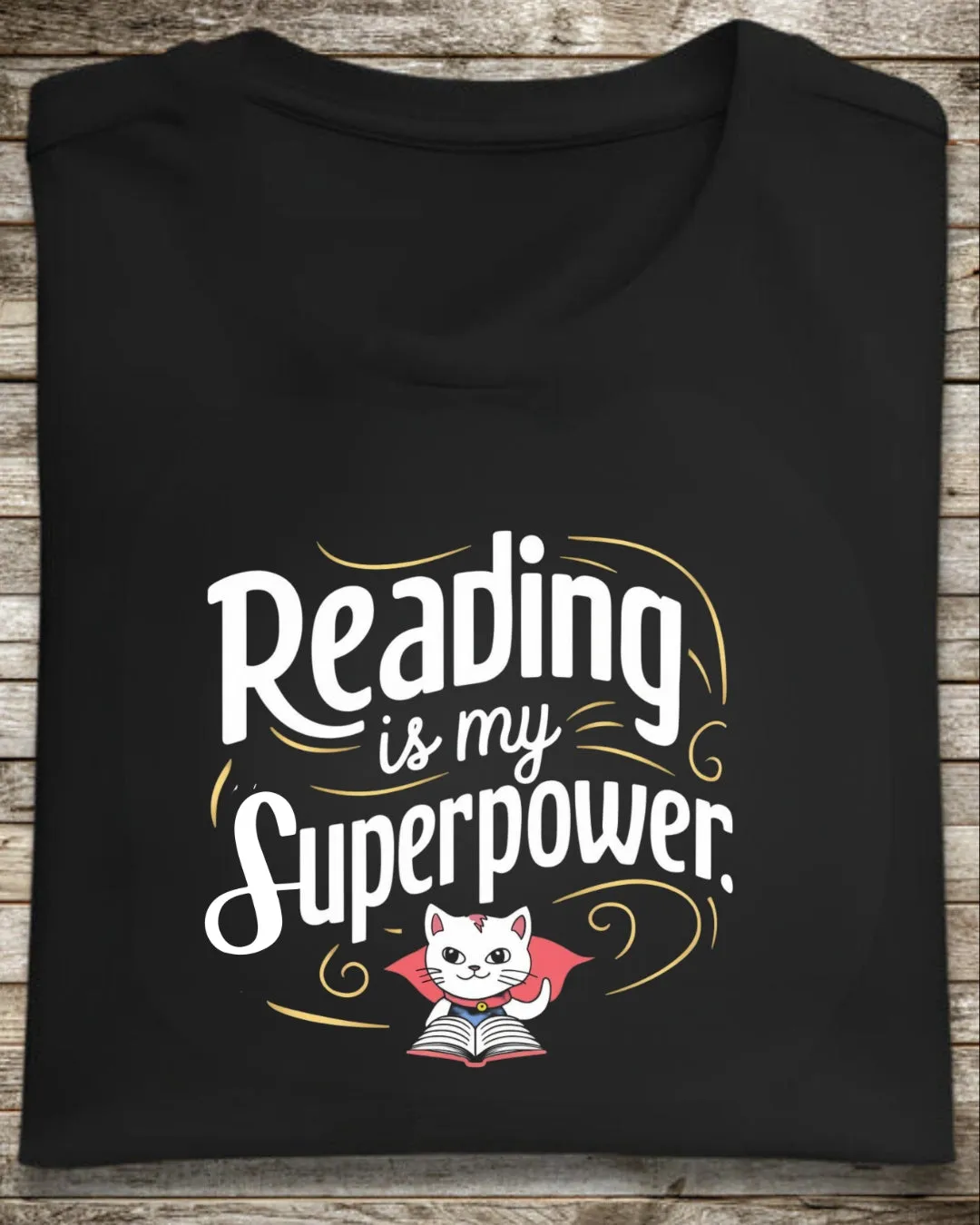 Books Lovers T-Shirt Reading Is My Superpower Tees