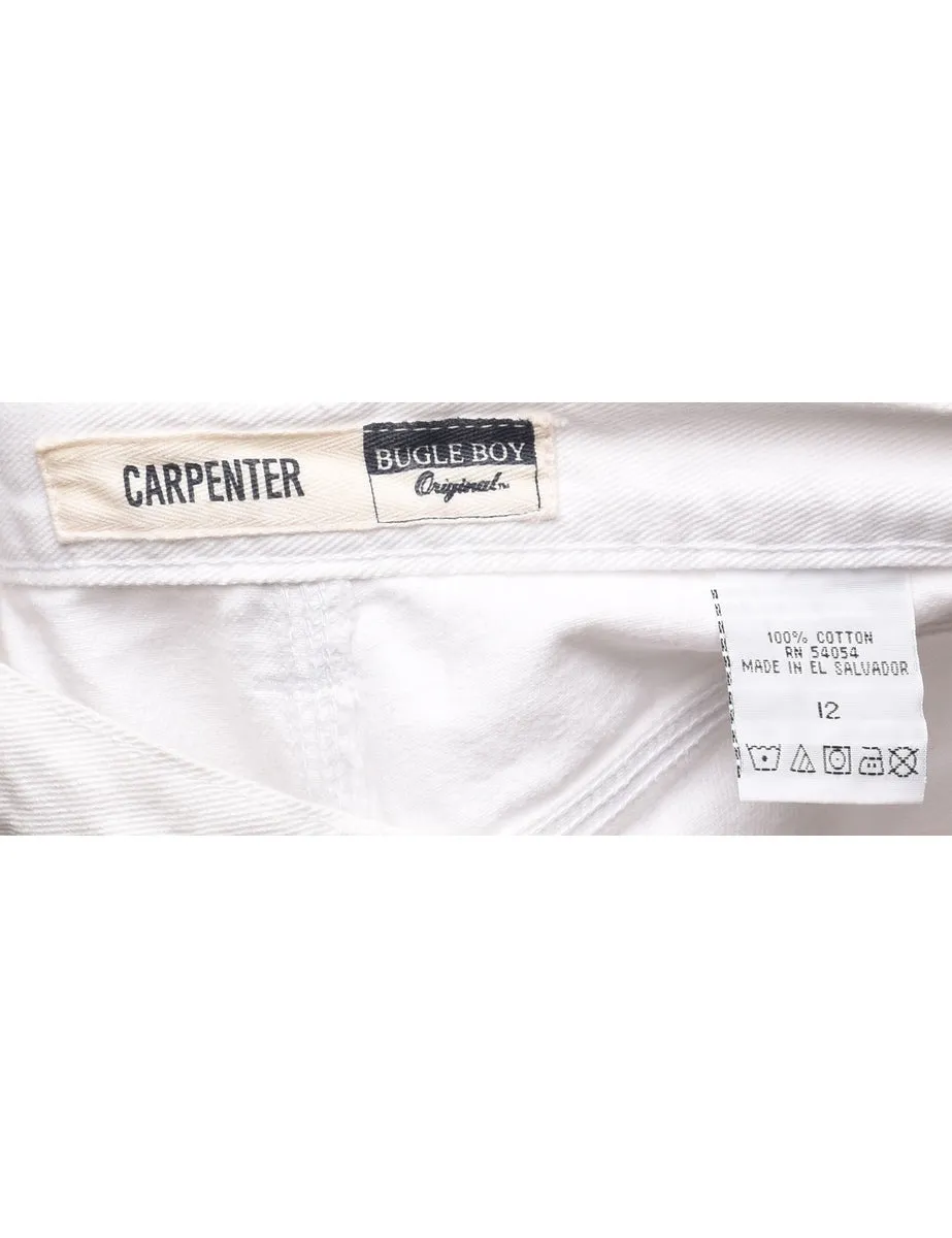 Carpenter White Denim Shorts - W29 L5