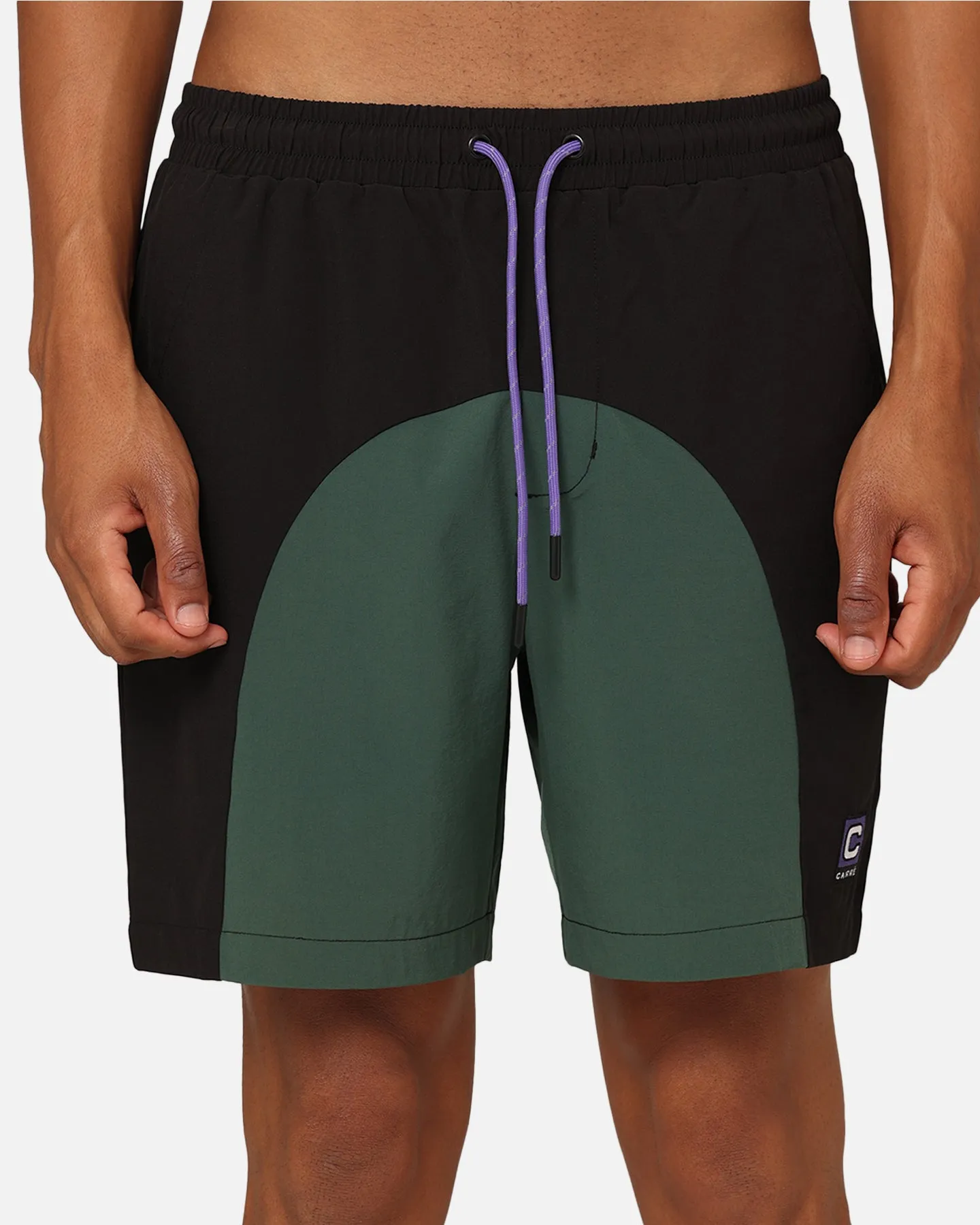 Carre Two Tone Shorts Black/Green