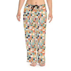 Chillinin Pastel Colors Checkered Pajama Pants
