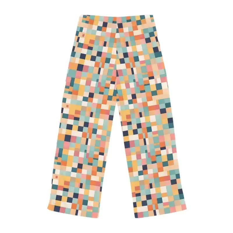 Chillinin Pastel Colors Checkered Pajama Pants