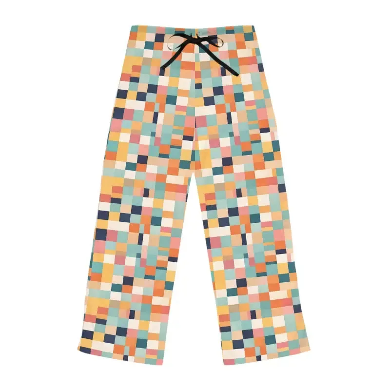 Chillinin Pastel Colors Checkered Pajama Pants