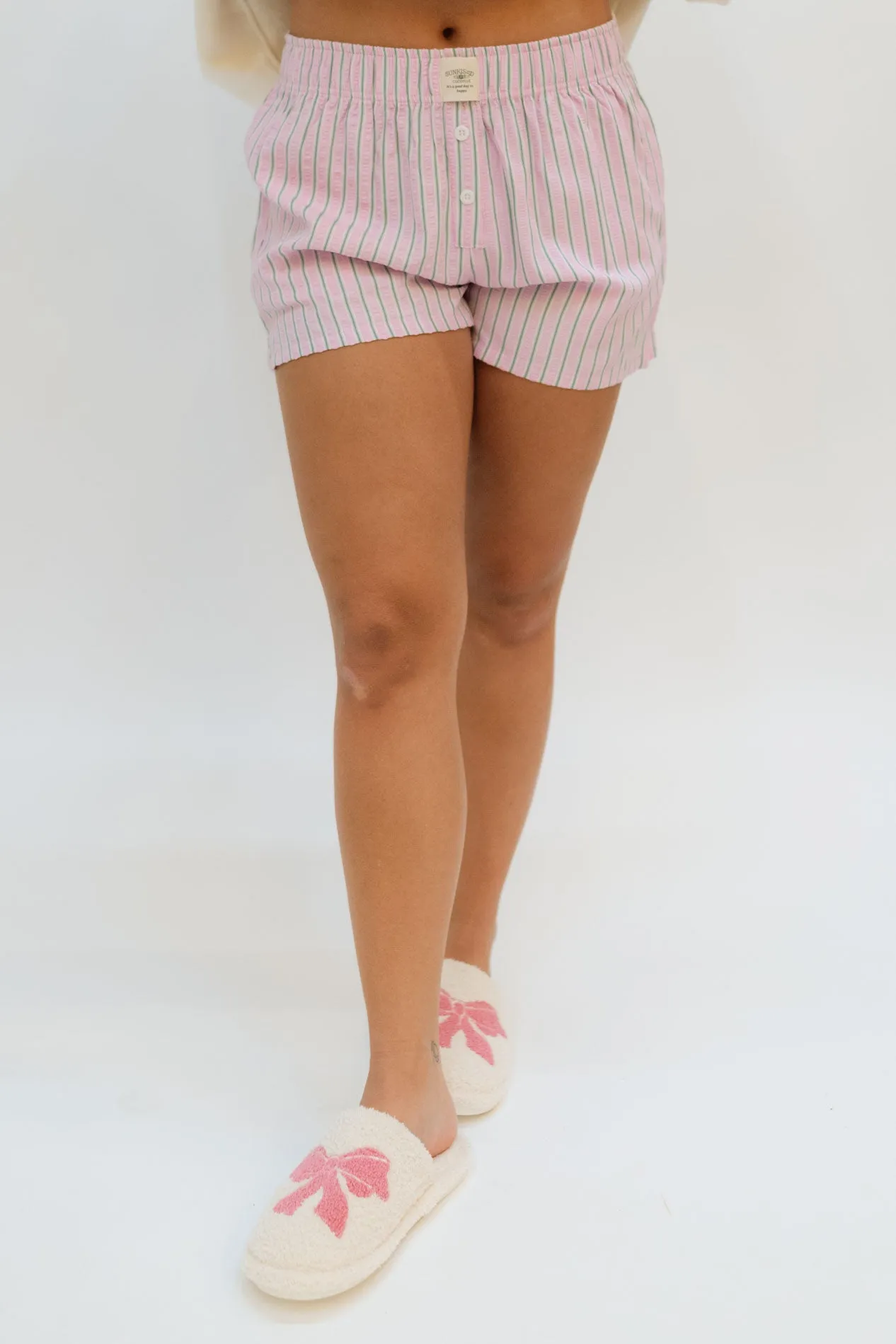 Classic Striped Boxer Shorts - Pk/Gr