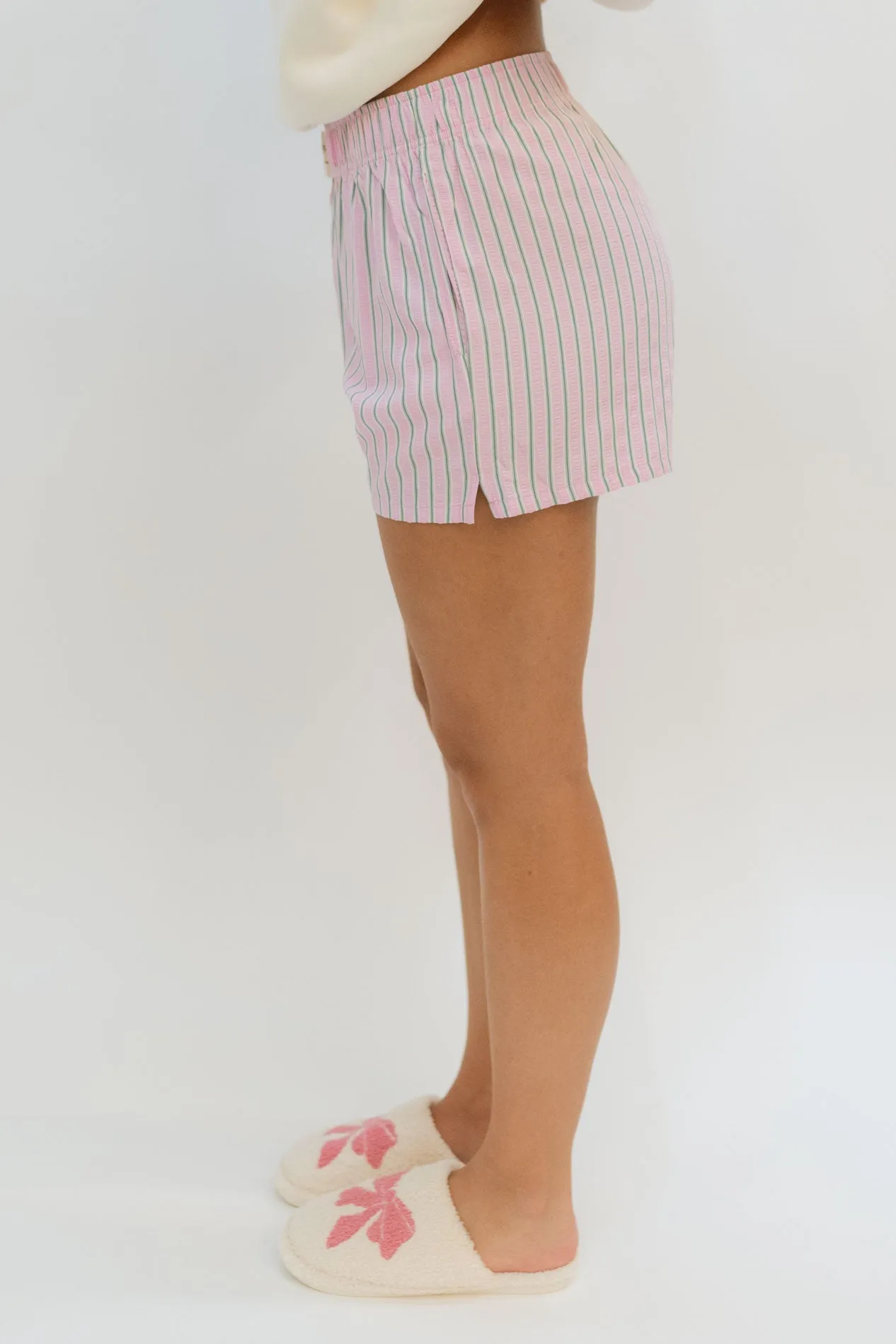 Classic Striped Boxer Shorts - Pk/Gr