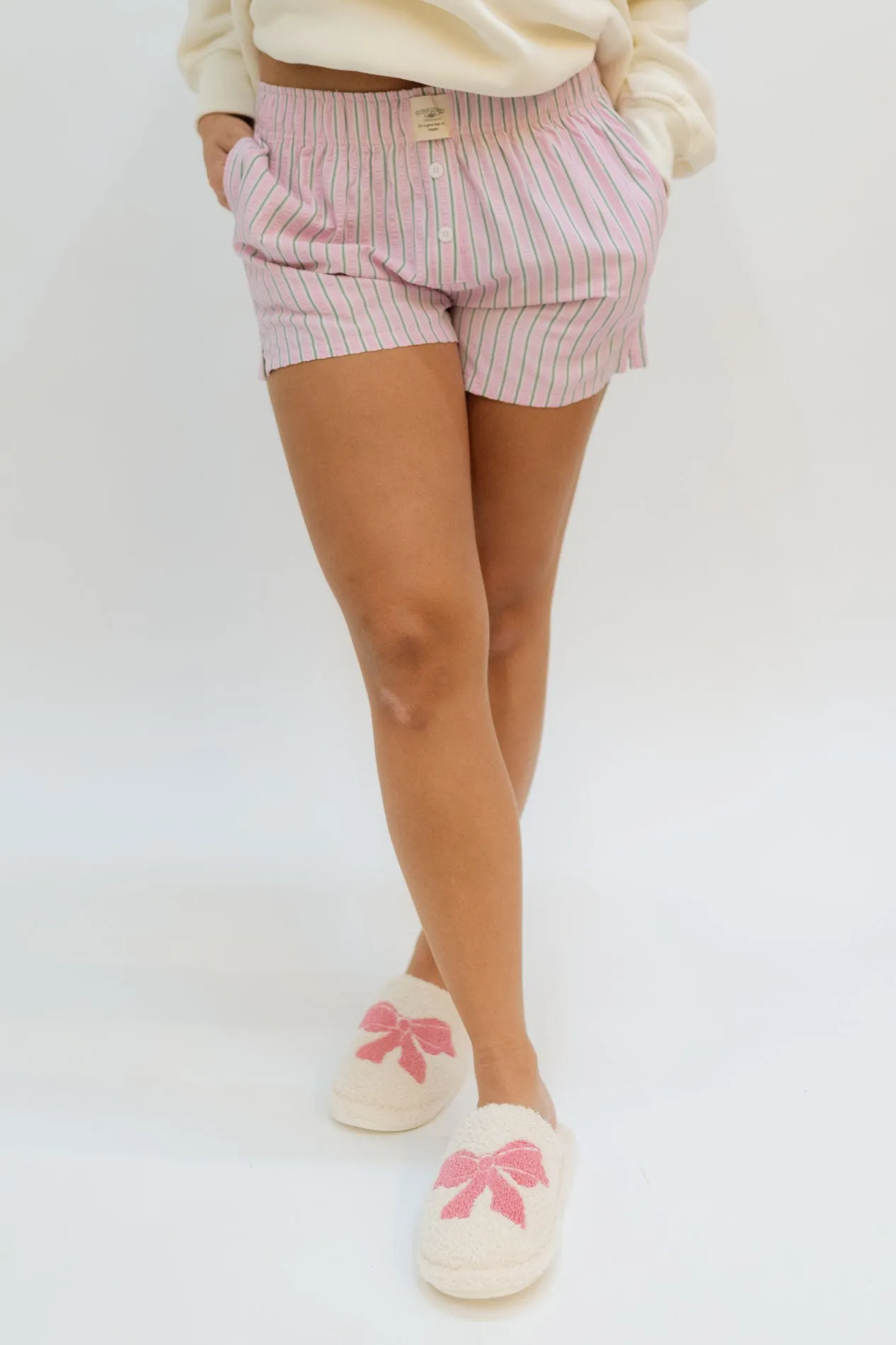 Classic Striped Boxer Shorts - Pk/Gr