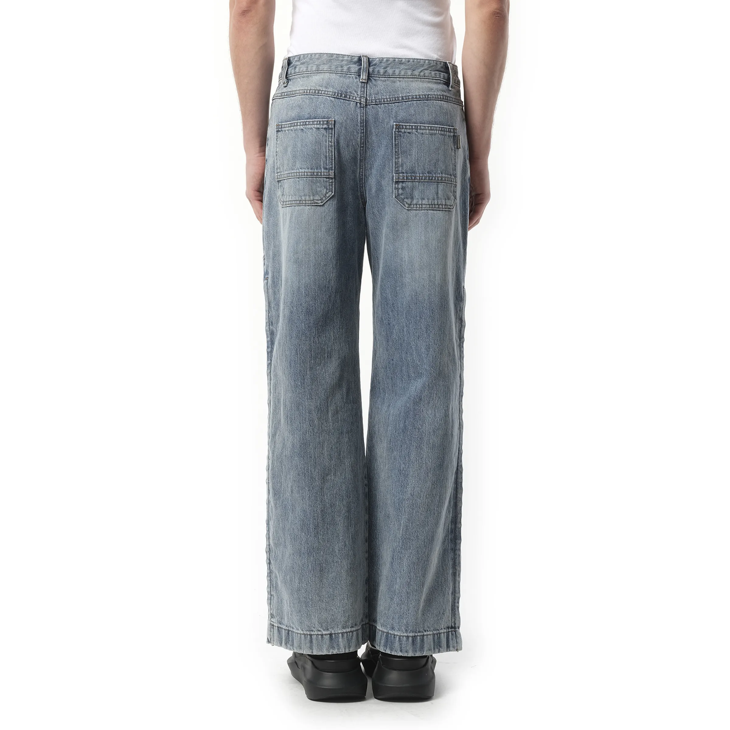Denim Western Pants in Blue