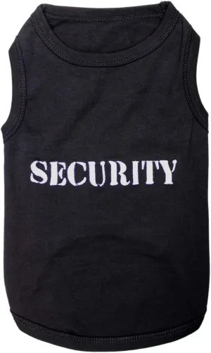Dog Cat Security Tee Shirt Embroidered T-Shirt, L