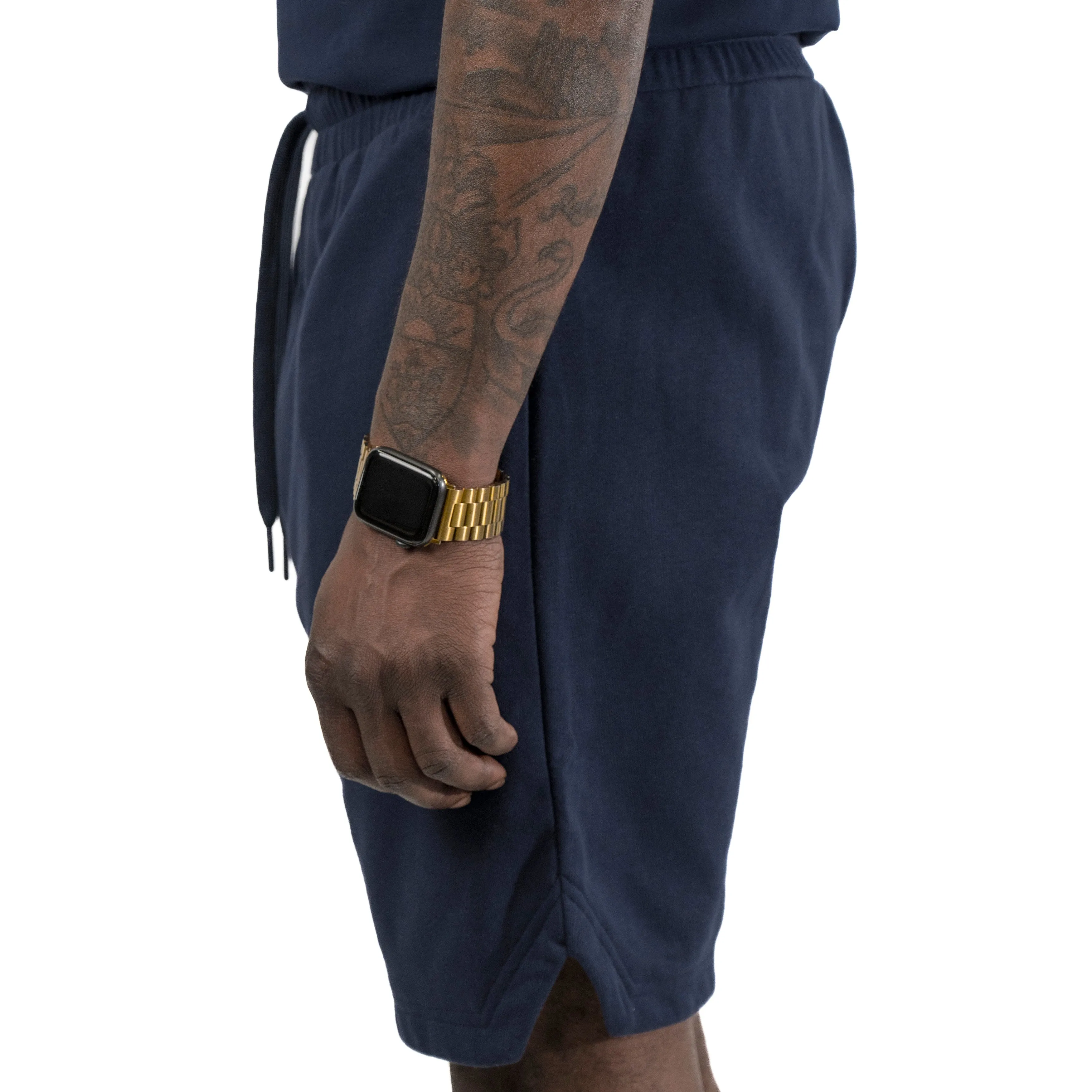 Essential Navy Classic Leaf Shorts
