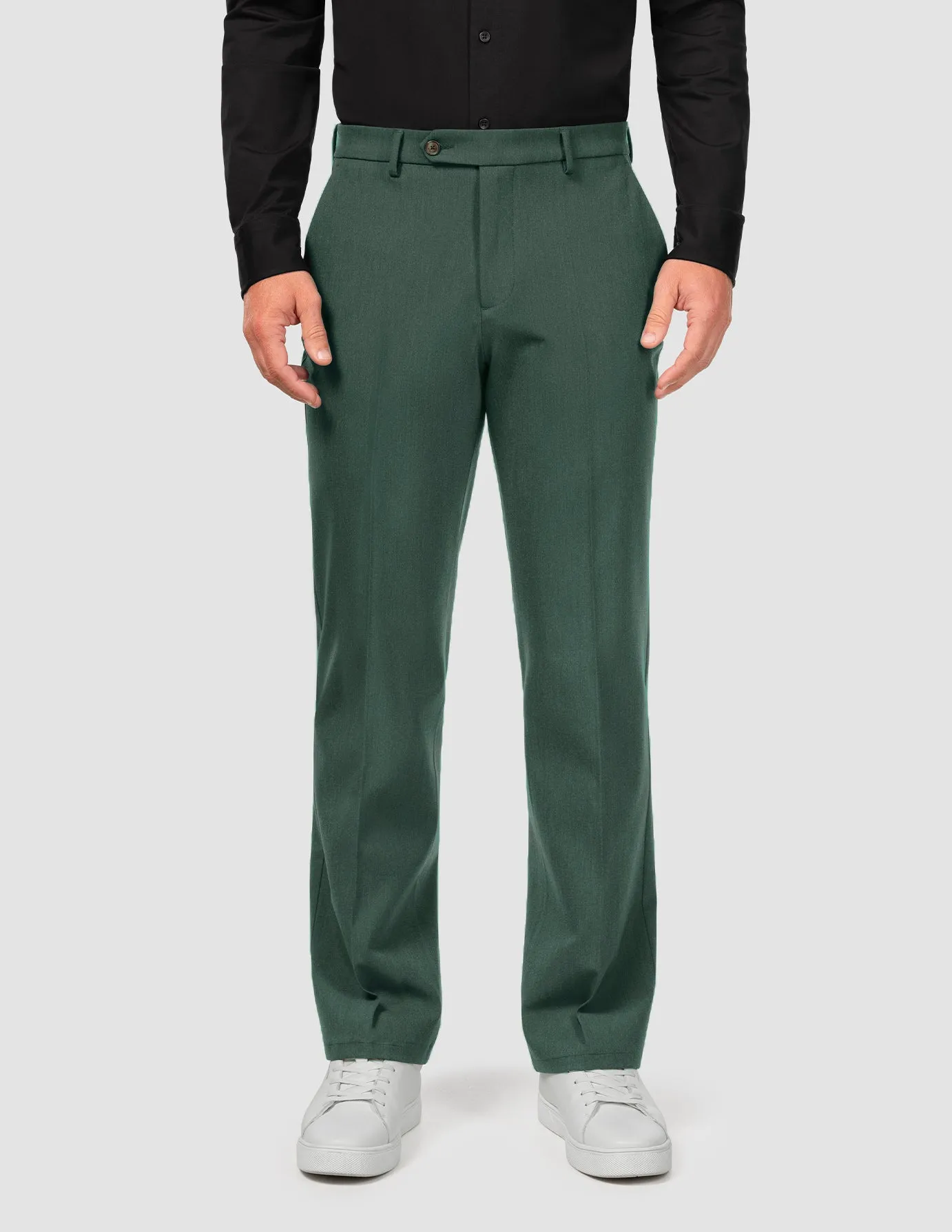 Essential Suit Pants Relaxed Fit Pine Green