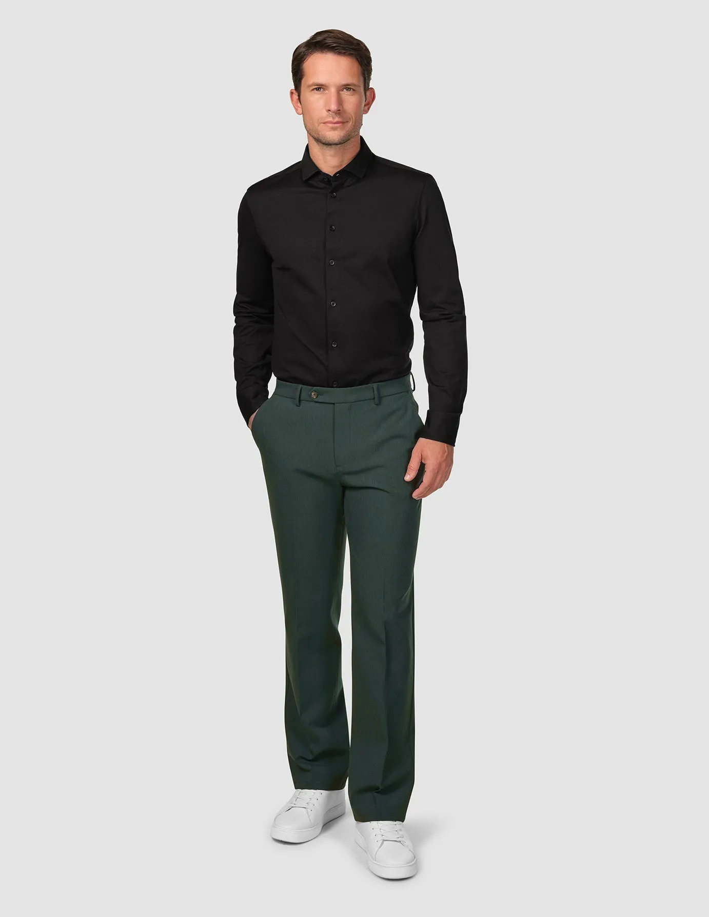 Essential Suit Pants Relaxed Fit Pine Green