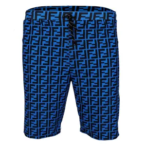 Fendi lightweight Classic shorts-Blue