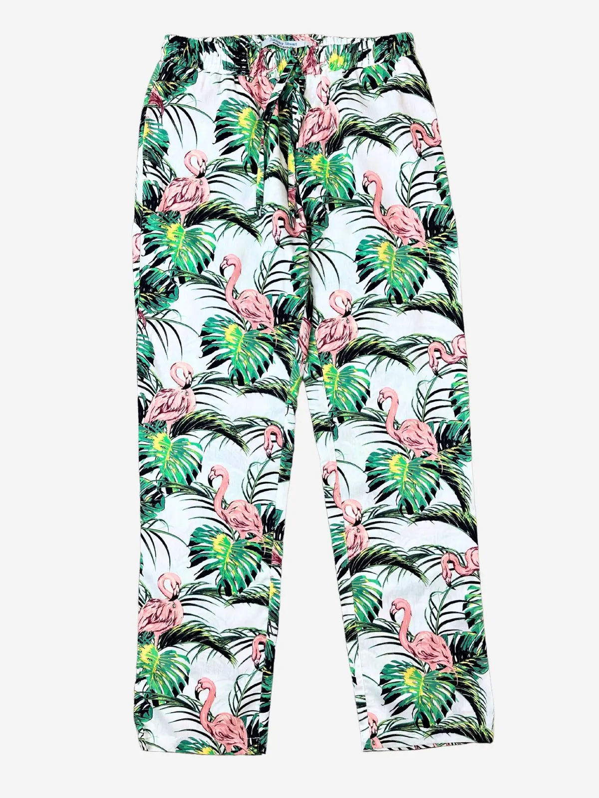 Flamingos Cotton/Rayon Resort Pant - Relaxed Fit