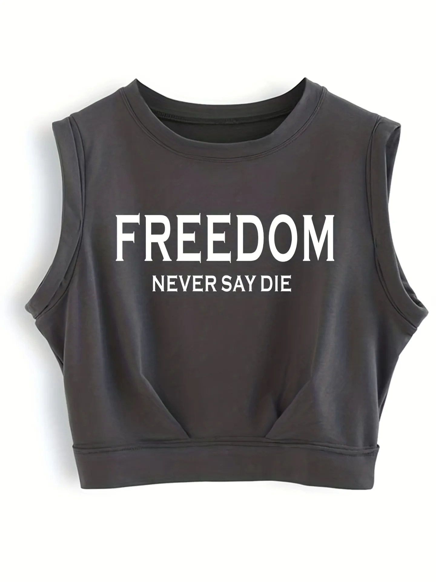 Freedom Sleeveless Crop Tops