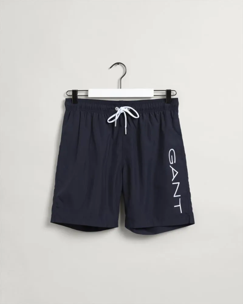 Gant Apparel Mens LC LIGHTWEIGHT LOGO SWIM SHORTS 410/MARINE