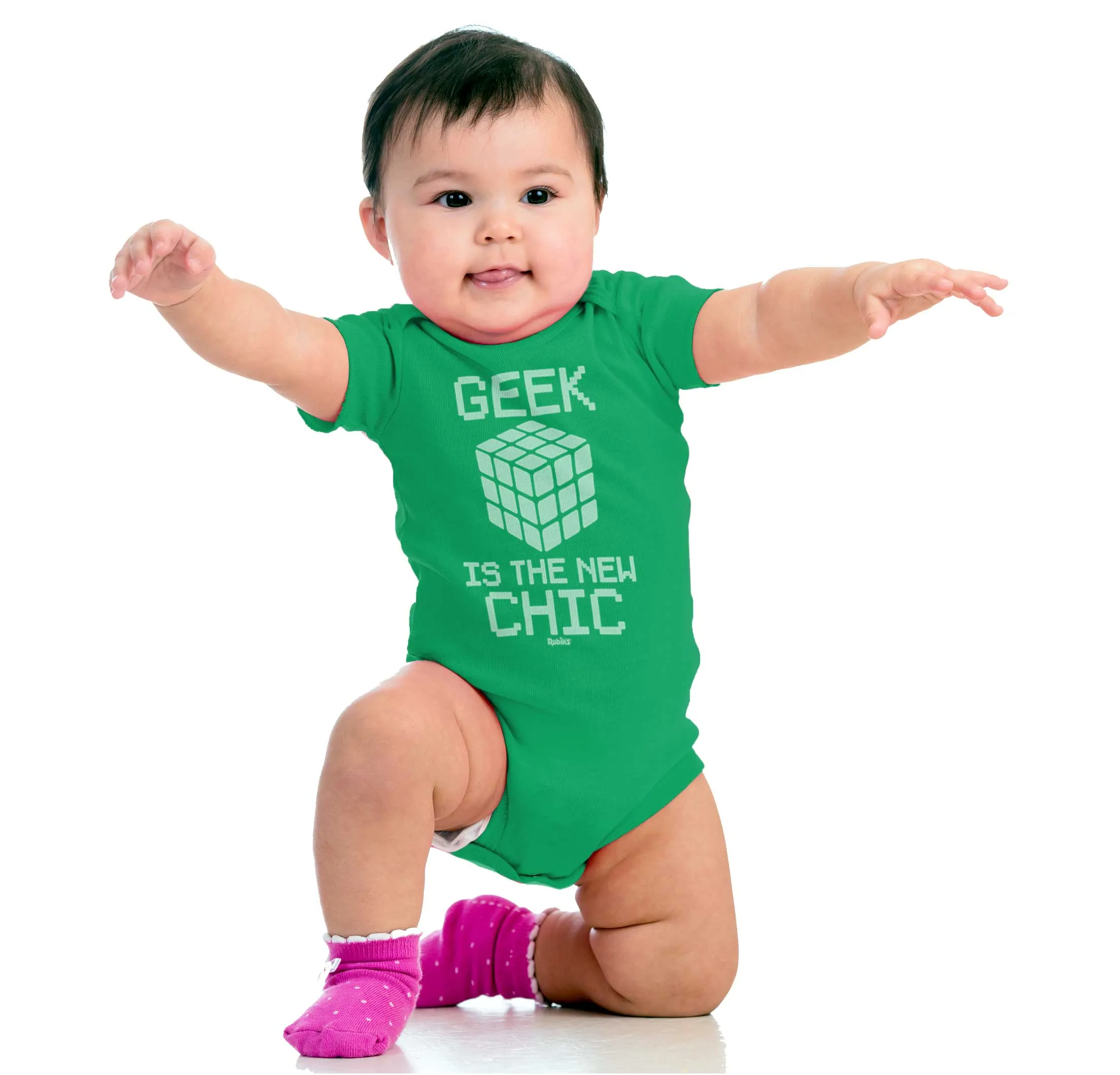 Geek Chic Cube Romper Bodysuit