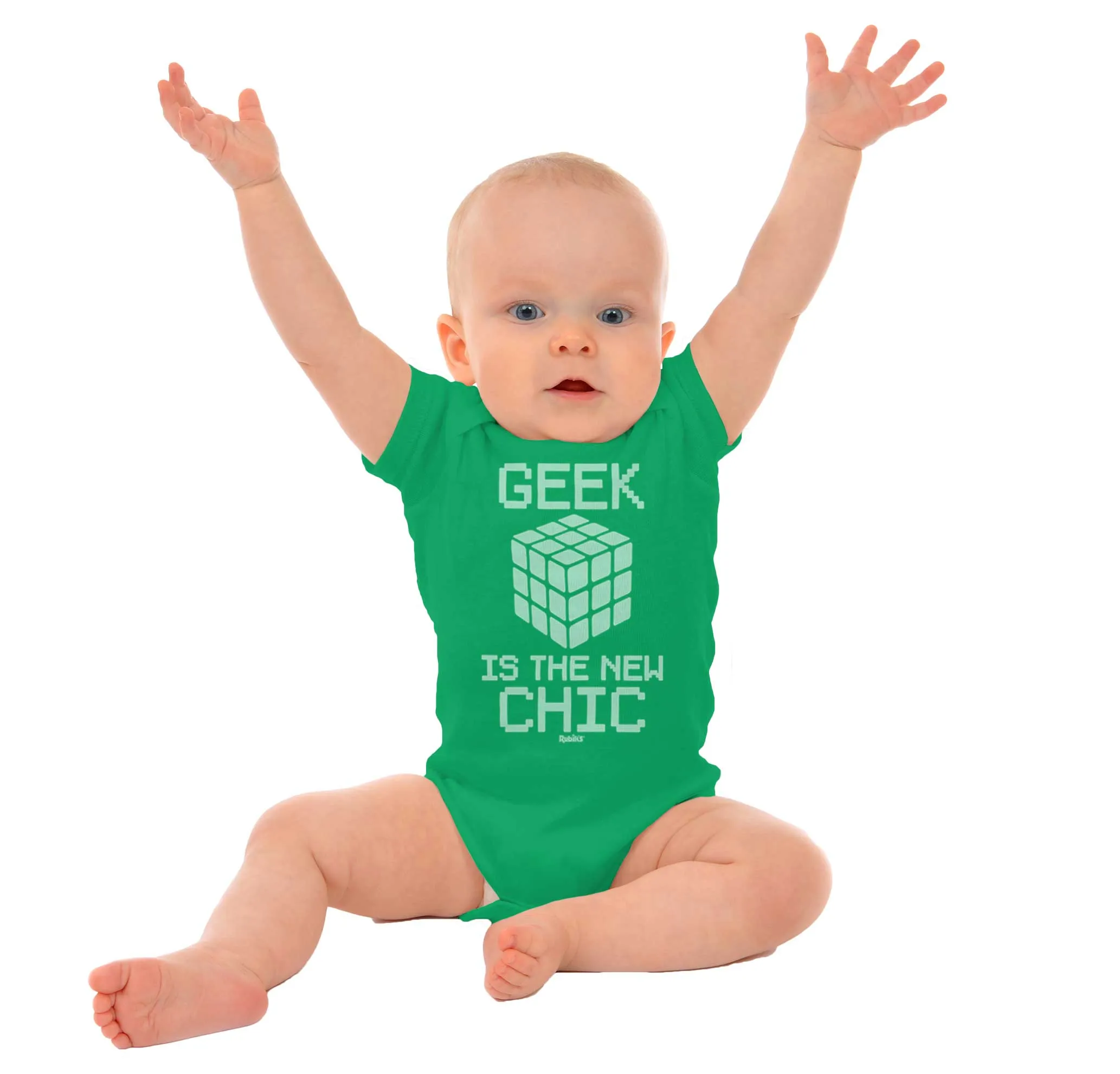 Geek Chic Cube Romper Bodysuit