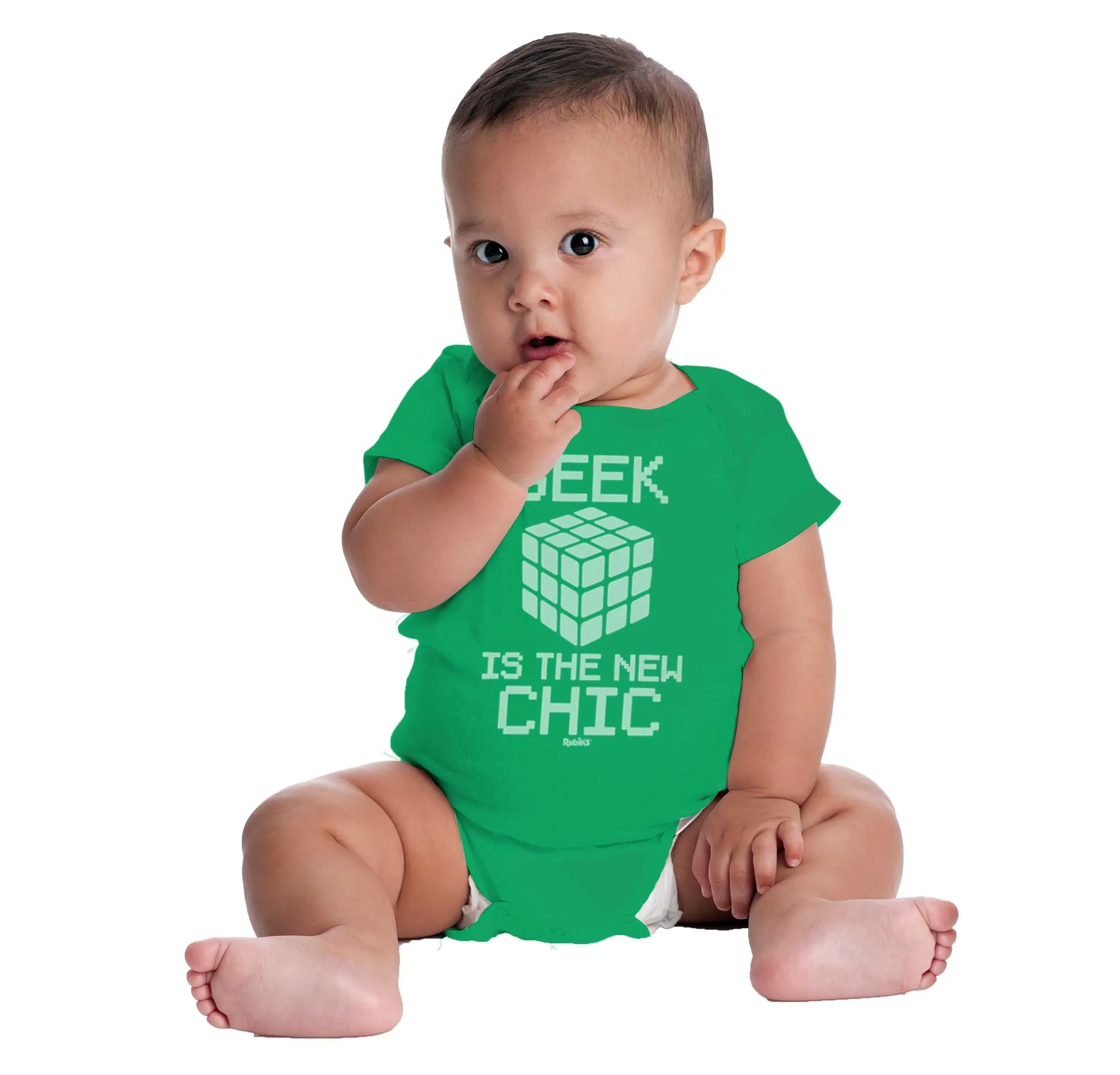 Geek Chic Cube Romper Bodysuit