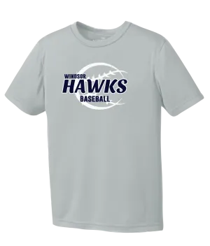 Hawks Baseball Youth Dri-Fit T-Shirt with Printed Logo