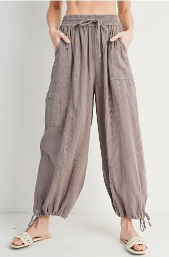 Jogger Harem Drawstring Pants