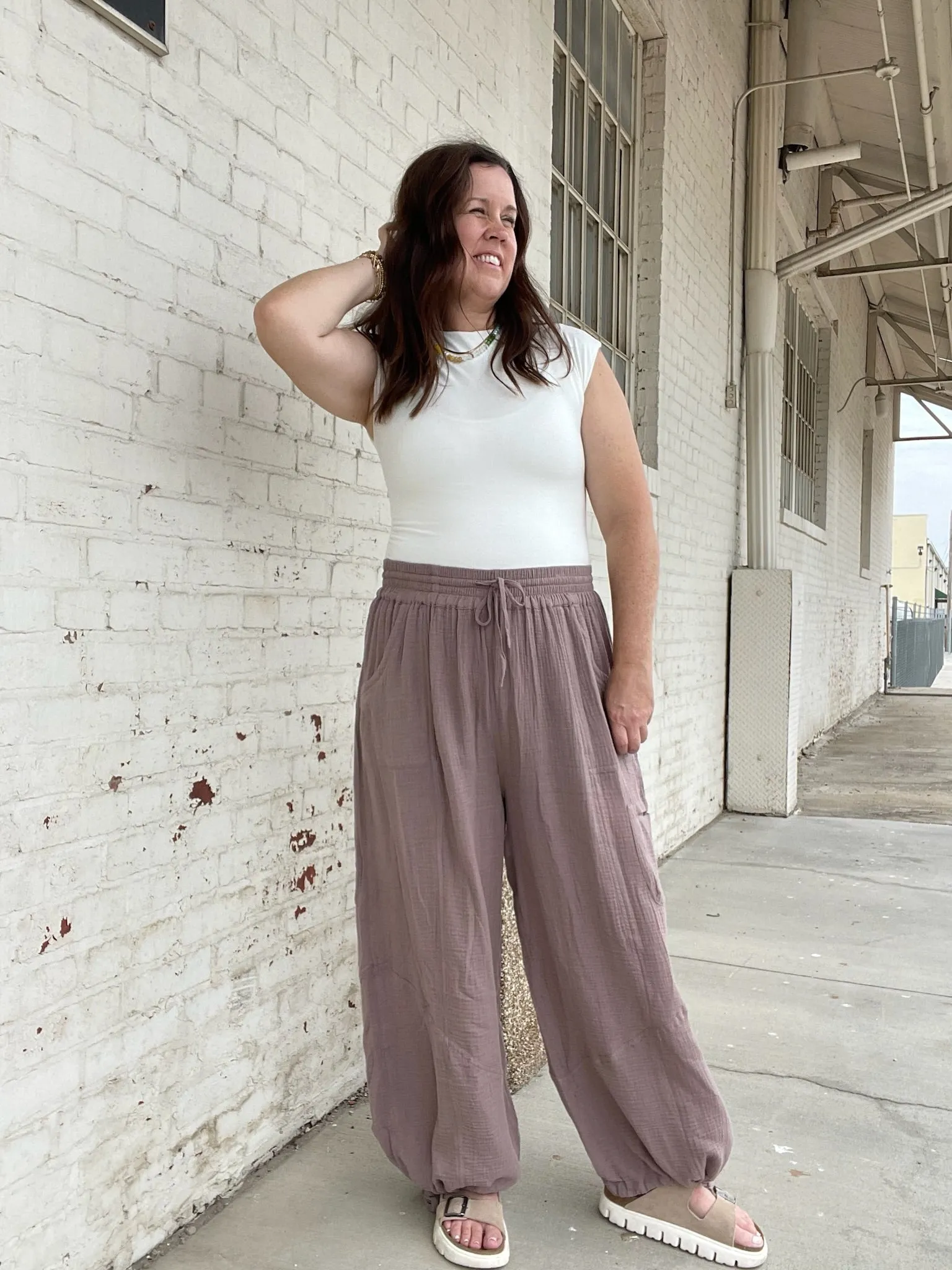 Jogger Harem Drawstring Pants