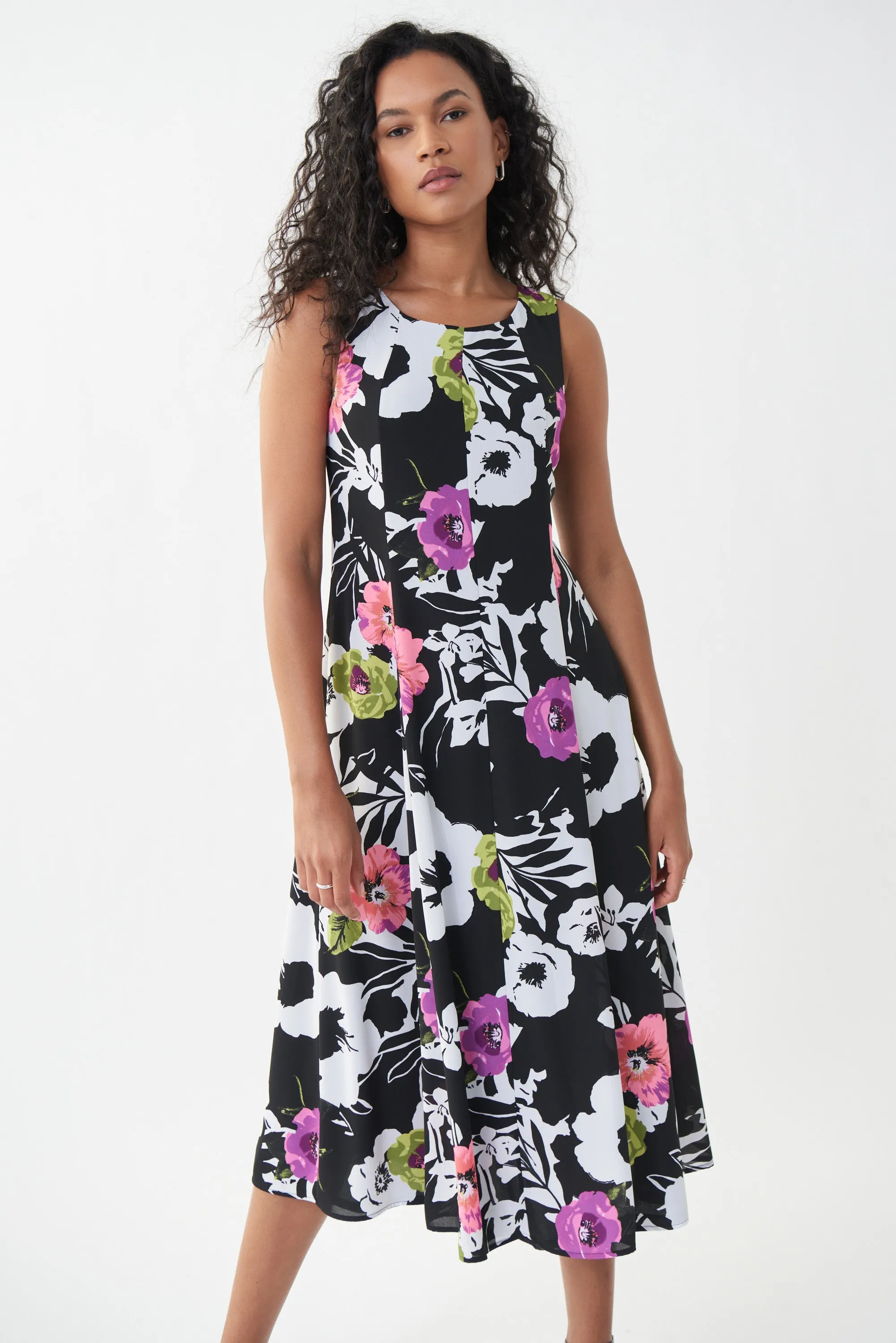 Joseph Ribkoff - Floral Maxi Dress - Style 222258 - 50% OFF
