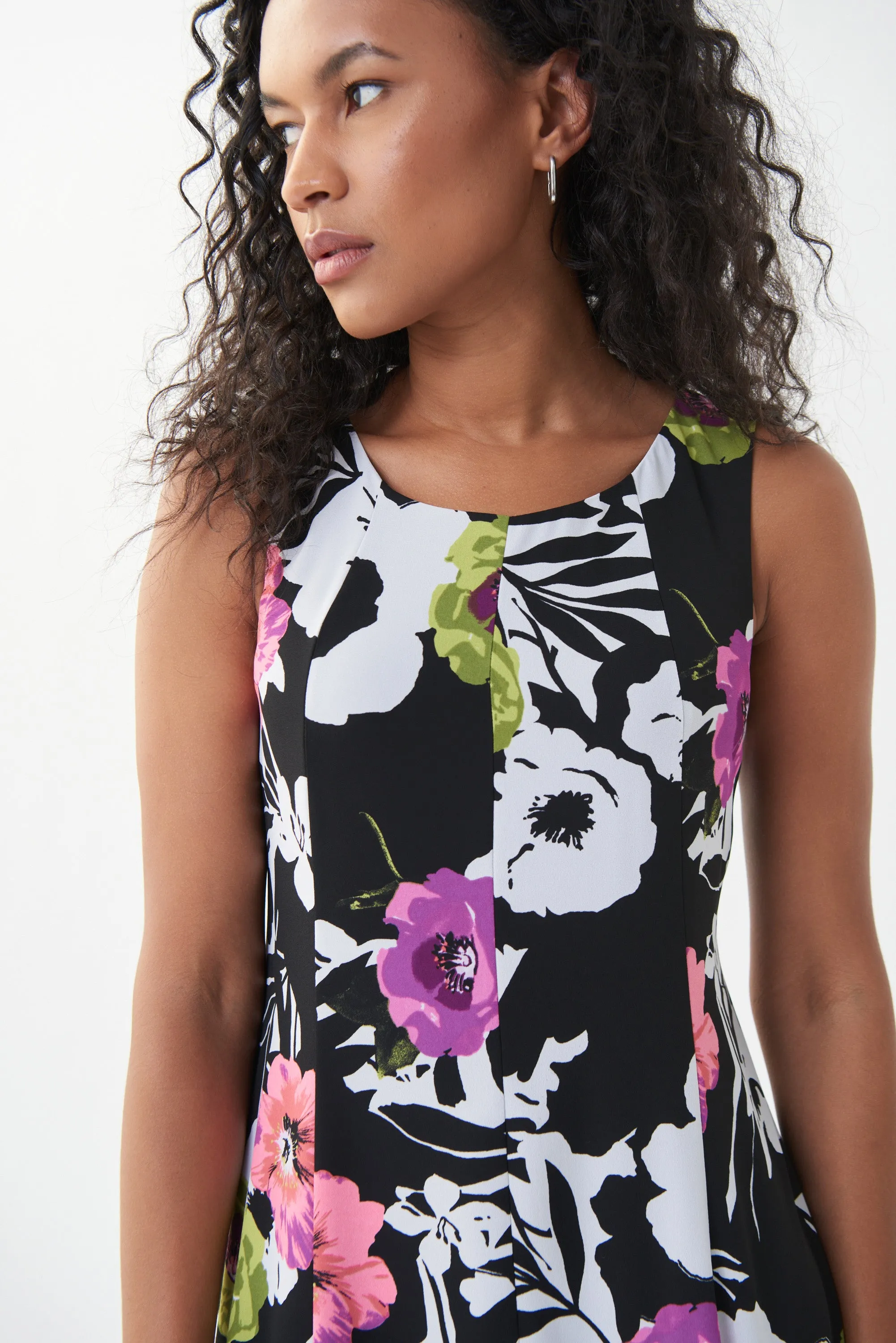 Joseph Ribkoff - Floral Maxi Dress - Style 222258 - 50% OFF