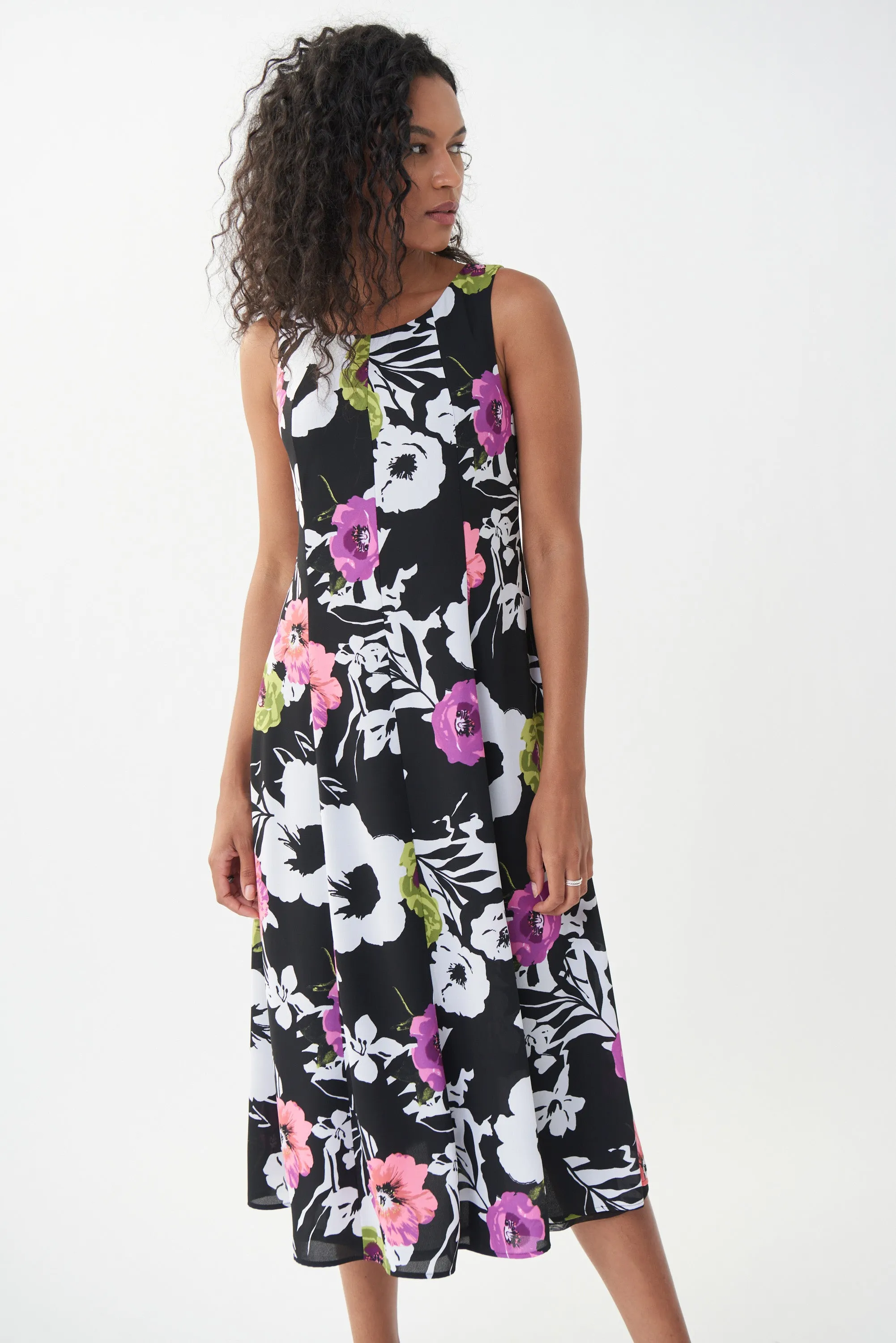 Joseph Ribkoff - Floral Maxi Dress - Style 222258 - 50% OFF