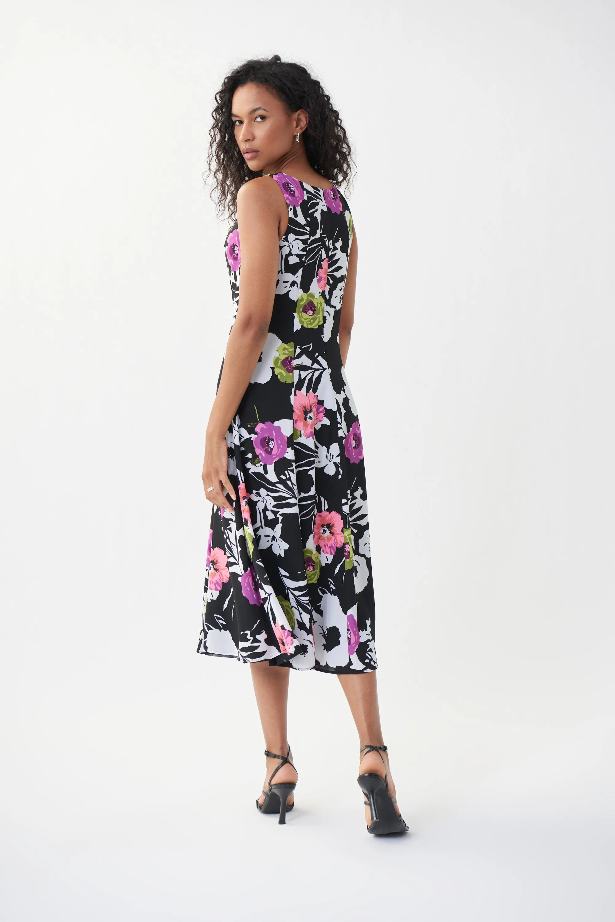 Joseph Ribkoff - Floral Maxi Dress - Style 222258 - 50% OFF