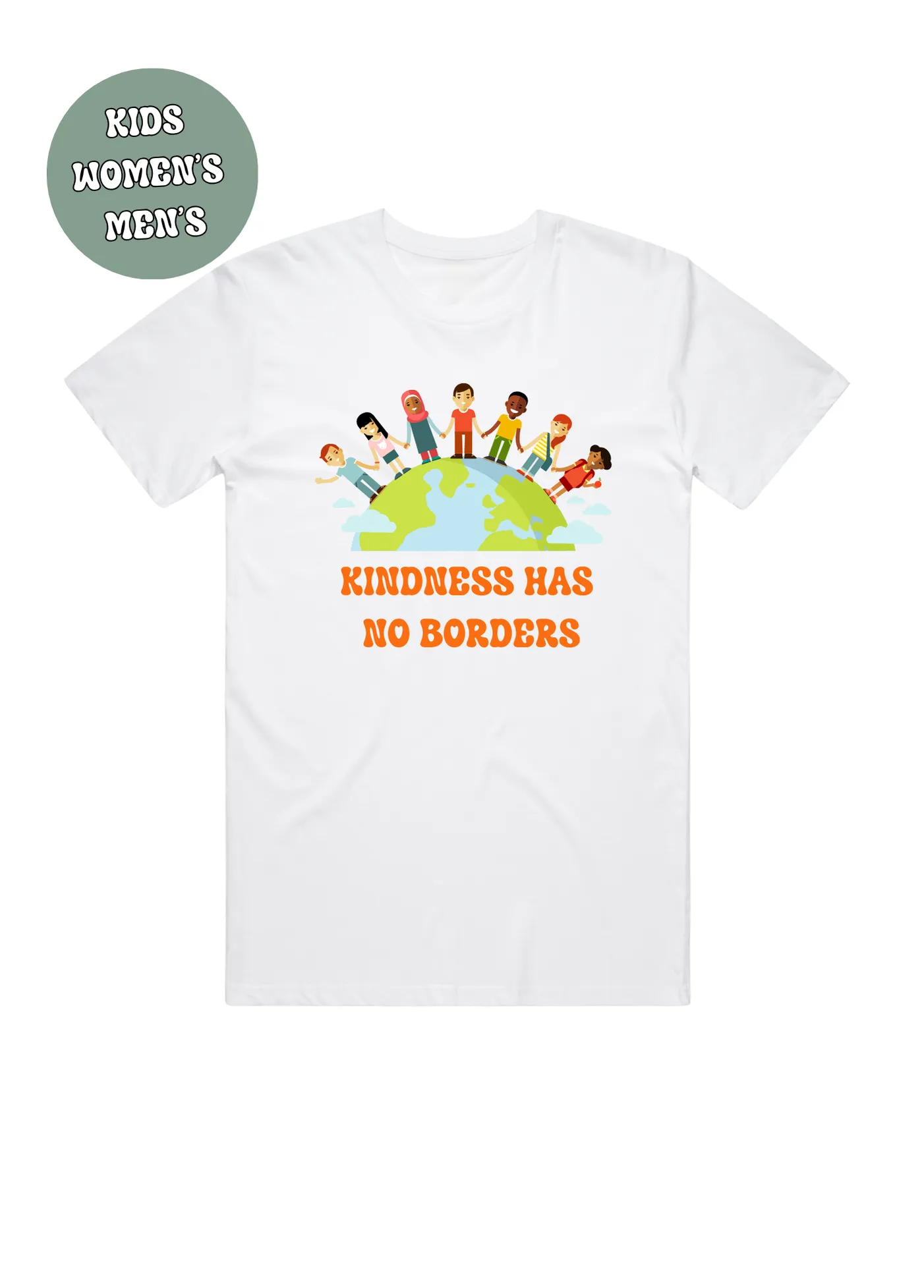 KINDNESS HAS NO BORDERS T-SHIRT HARMONY DAY