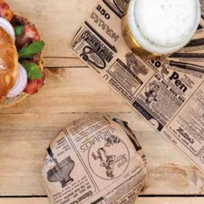 'Kraft Times' Greaseproof Paper Food Wrapping Sheets x1,000