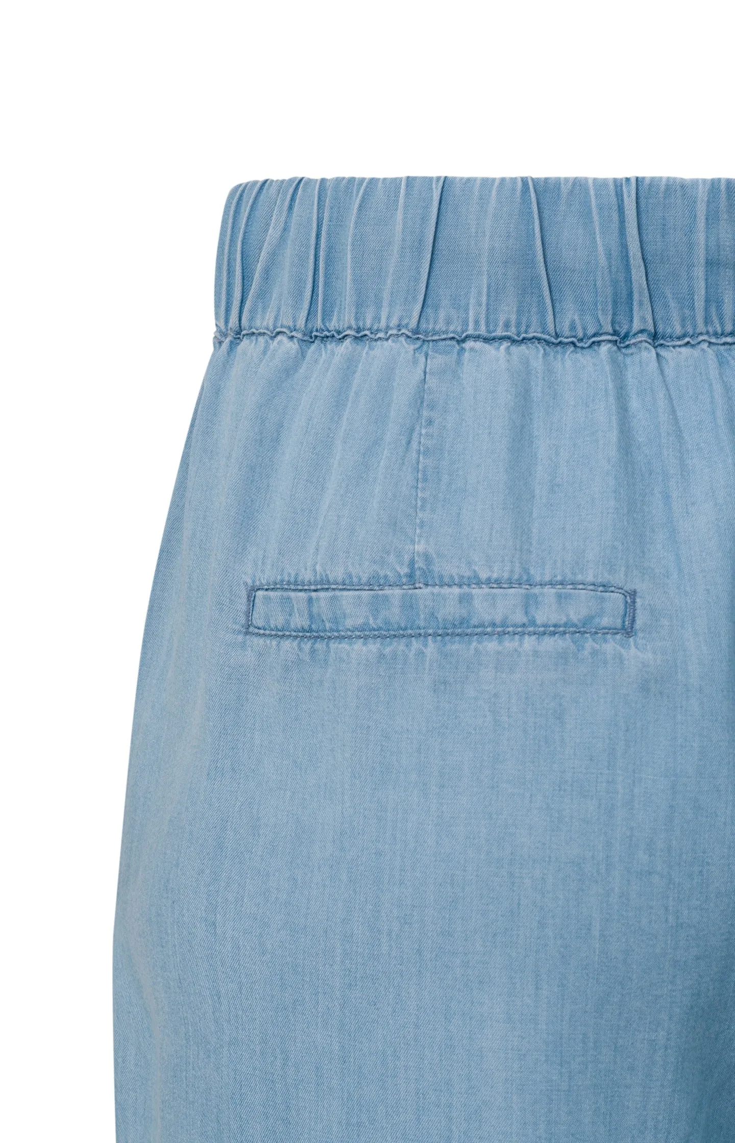 Lightweight chambray shorts