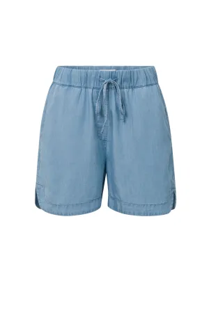 Lightweight chambray shorts
