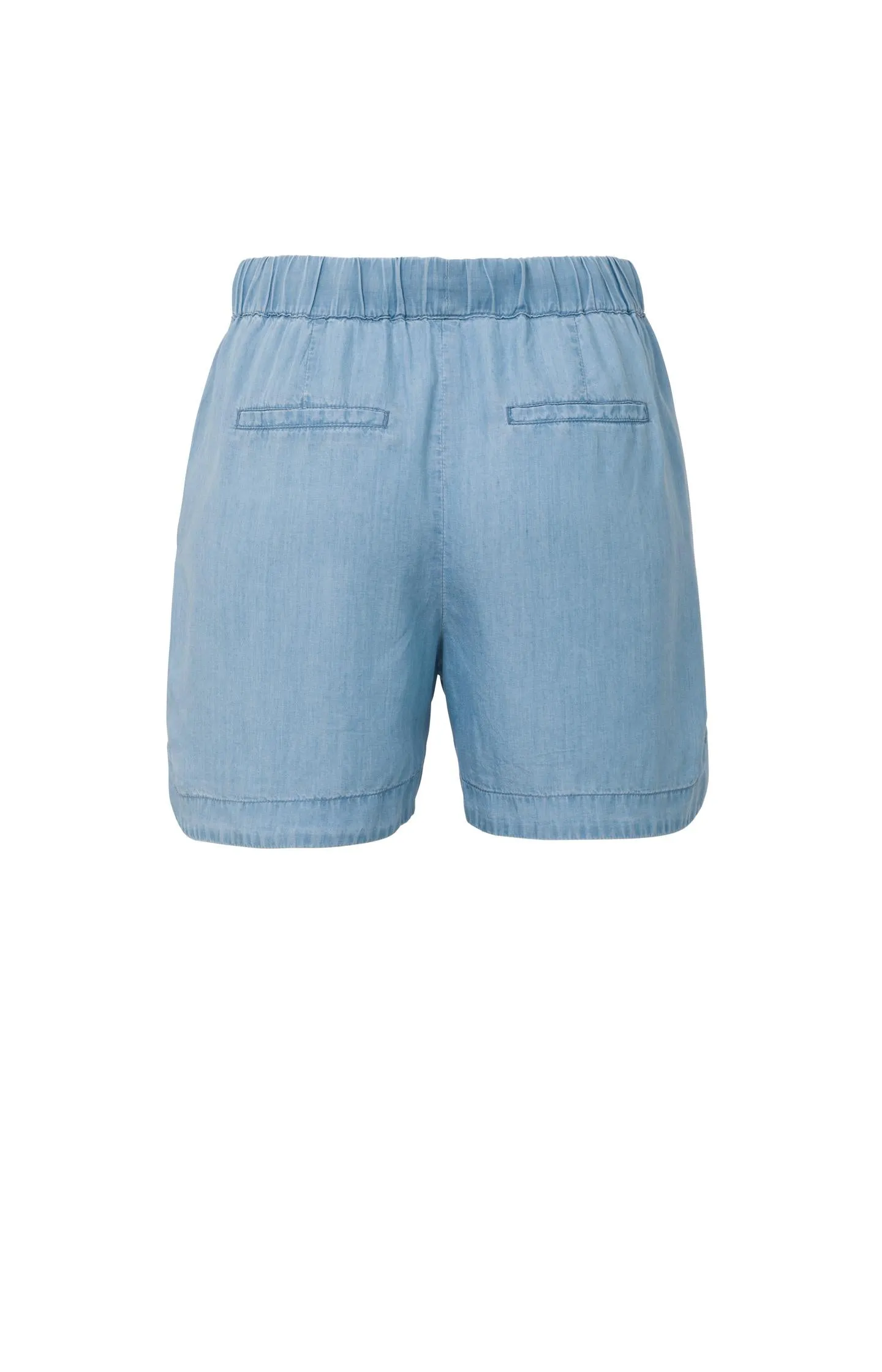 Lightweight chambray shorts