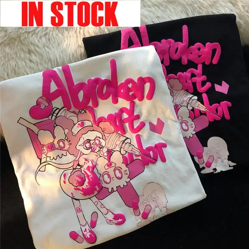 LVSANW Kawaii Women Tshirts Harajuku Anime Graphic Tees Streetwear Top Fashion Summer Short-sleeved Y2k Tops Oversize T-shirt