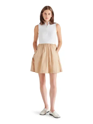 Lyon Dress in Dusty Taupe