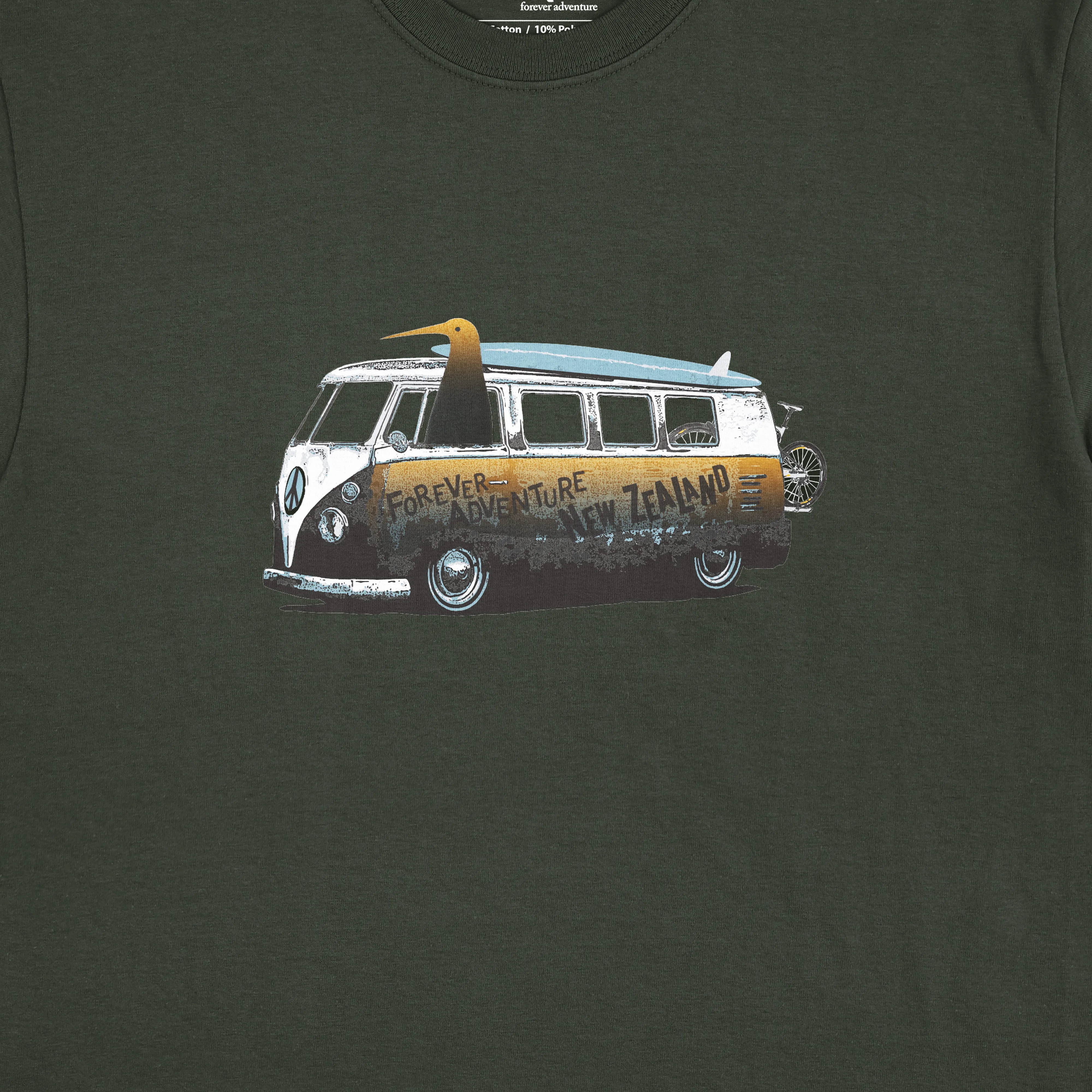 Mens New Zealand T Shirt - Kiwi Roadtrip
