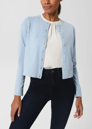 Michelle Cardigan 0123/9795/1144l00 Dusky-Blue