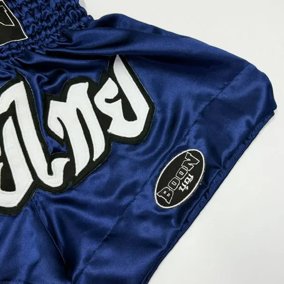 MT02N Muay Thai Shorts NAVY CLASSIC